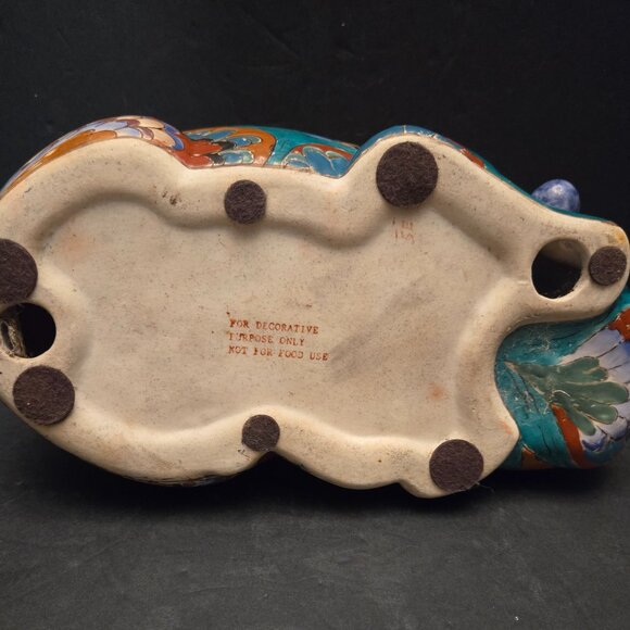 VINTAGE ASIAN HAND PAINTED PORCELAIN CAT - Picture 8 of 13